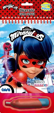 Colorindo com Água - Miraculous - Diversão com Cores