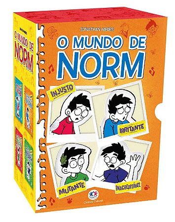 Box com 4 Livros - O Mundo de Norm