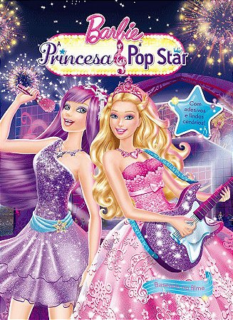 Barbie Adesivos - Princesa Pop Star
