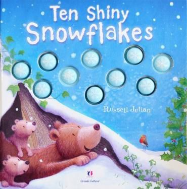 Ten Shiny Snowflakes