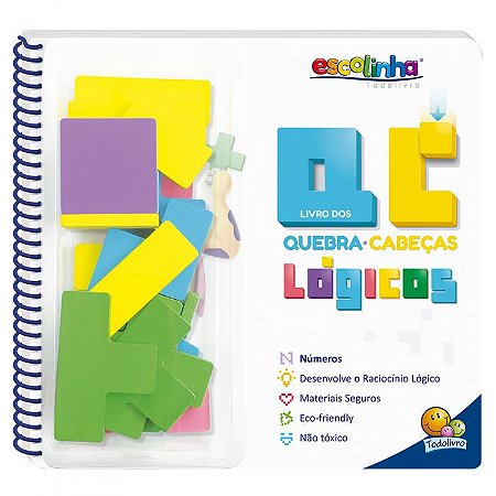 Escolinha Todolivro - Quebra-Cabeças Lógicos