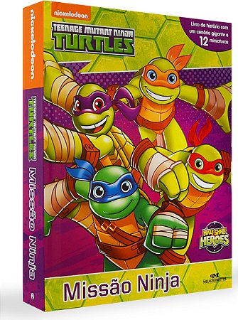 Caixa c/ Miniaturas - Teenage Mutant Ninja Turtles - Missão