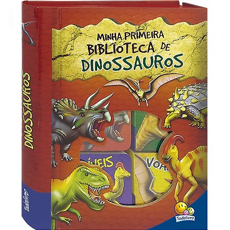 Minha Primeira Biblioteca de Dinossauros com 6 unidades
