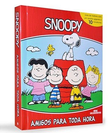 Caixa c/ Miniaturas - Snoopy - Amigos Para Toda Hora