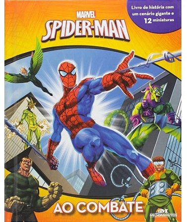 Caixa c/ Miniaturas - Marvel - Spider-Man - Ao Combate