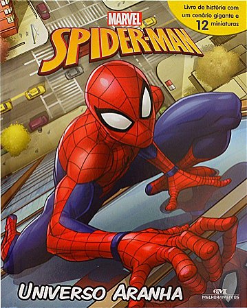 Caixa c/ Miniaturas - Marvel - Spider-Man - Universo Aranha
