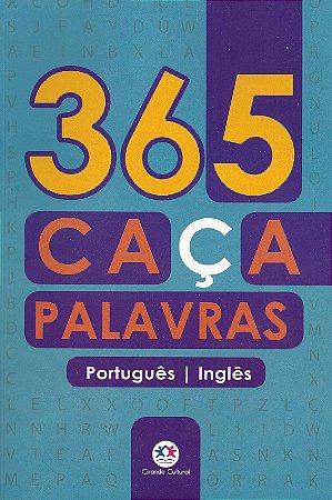 Livro: 365 Caça-Palavras - Português/Inglês