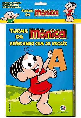 Emb. Econômica c/ 8 Livros - Turma da Mônica