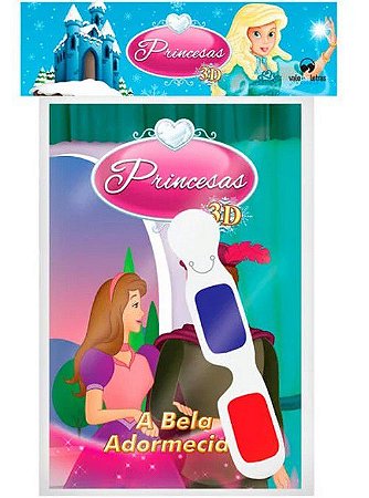 Emb. Econômica c/ 8 Livros - Princesas 3D