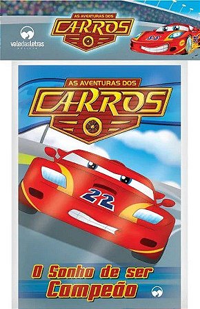Emb. Econômica c/ 8 Livros - As Aventuras dos Carros 3D