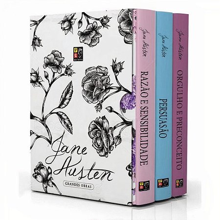 Box com 3 Livros - Jane Austen - Grandes Obras