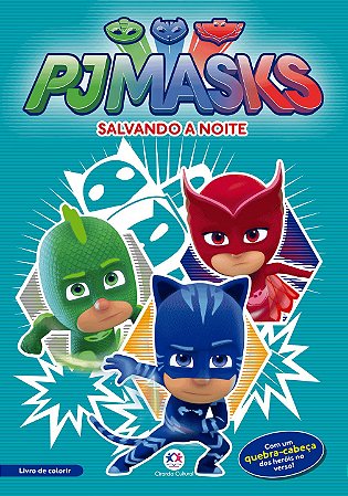 Lendo e Colorindo - PJ Masks - Salvando a Noite