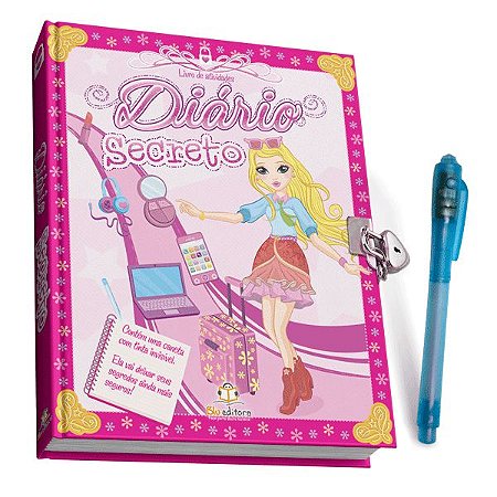Livro de Atividades - Diário Secreto - Rosa