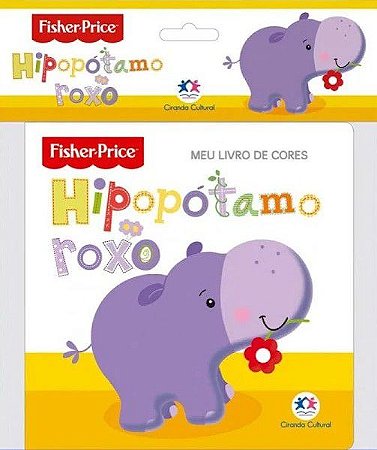 Livro de Banho - Fisher-Price - Hipopótamo Roxo