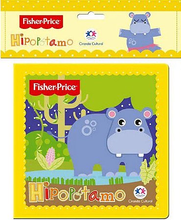 Livro de Banho - Fisher-Price - Hipopótamo