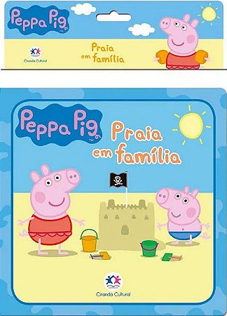 Livro de Banho - Peppa Pig - Praia em Família