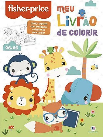 Livro-Tapete - Meu Livrão de Colorir - Fisher-Price