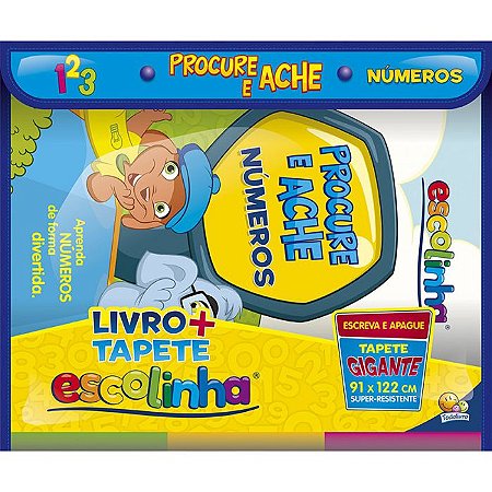 Livro + Tapete - Procure e Ache - Números