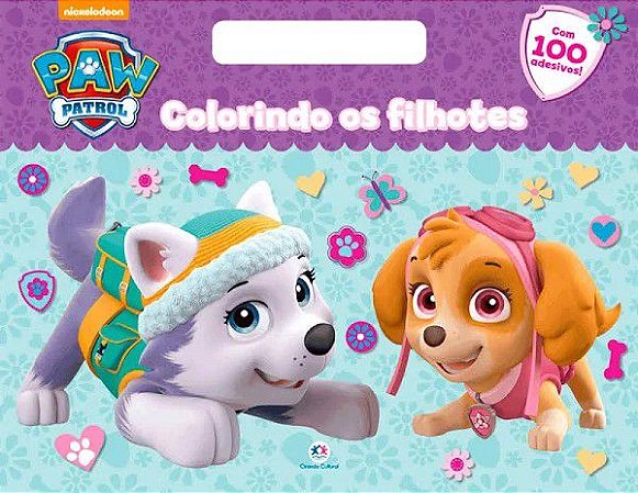 Megabloco - Patrulha Canina - Colorindo com os Filhotes