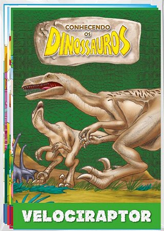 Emb. Econômica c/ 8 Livros - Conhecendo os Dinossauros