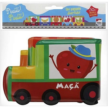Livro de Banho - Passeio Divertido - Frutas e Vegetais