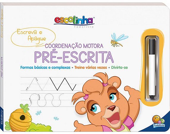 Escolinha Escreva e Apague II - Coord. Motora - Pré-Escrita