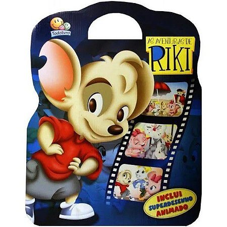 Maleta c/ 8 Livros - As Aventuras de Riki
