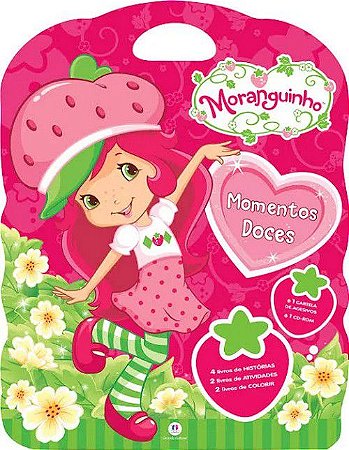 Maleta c/ 8 Livros - Moranguinho - Momentos Doces