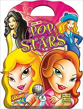 Maleta c/ 8 Livros - Vida de Pop Stars