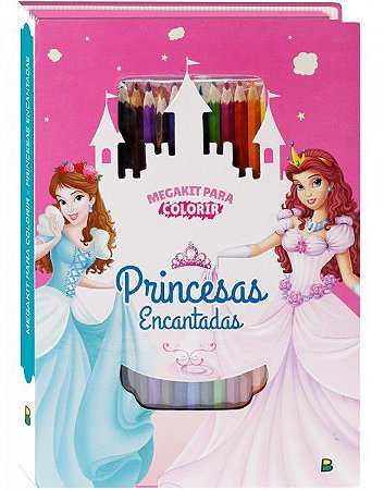 Megakit para Colorir - Princesas Encantadas