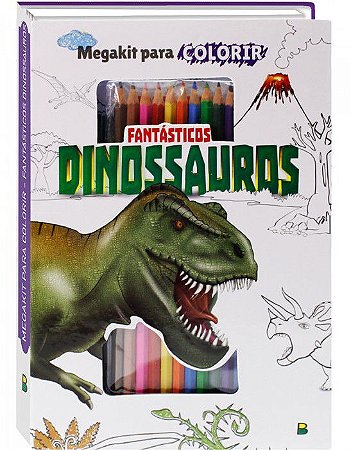 Megakit para Colorir - Fantásticos Dinossauros