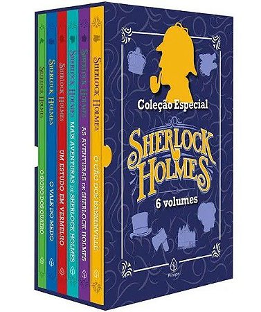 Box com 6 Livros - Coleção Especial Sherlock Holmes
