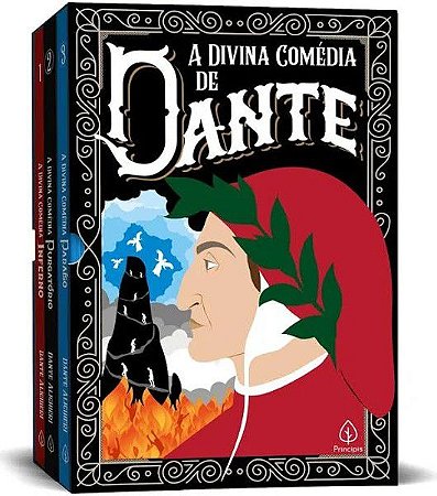 Box com 3 Livros - A Divina Comédia de Dante