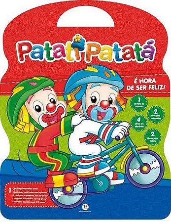 Maleta c/ 8 Livros - Patati Patatá - É Hora de Ser Feliz