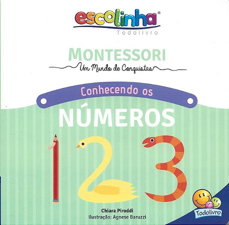 Montessori - Escolinha - Conhecendo os Números