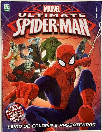 Ultimate Spider-Man -Colorir e Passatempos