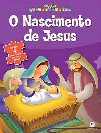 Livro Quebra-Cabeça - O Nascimento de Jesus