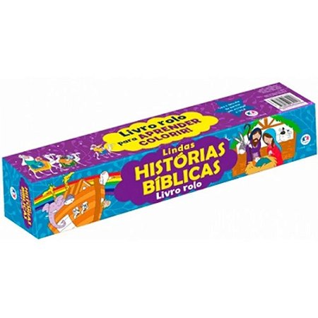 Livro Rolo - Lindas Histórias Bíblicas