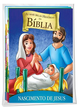 As Mais Belas Histórias da Bíblia - Col. com 8 Unidades