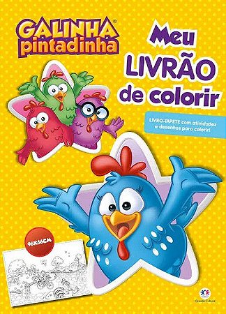 Livro-Tapete - Meu Livrão de Colorir - Galinha Pintadinha