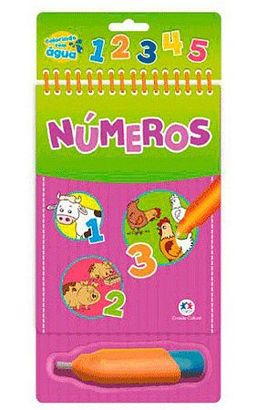 Colorindo com Água - Números