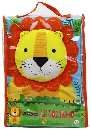 Livro Travesseiro - Hora de Brincar, Leãozinho