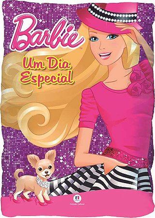 Livro Travesseiro - Barbie - Um dia Especial