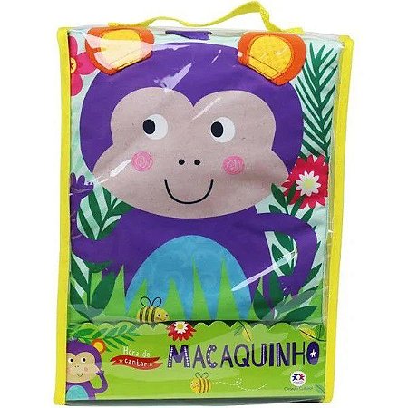 Livro Travesseiro - Hora de Cantar, Macaquinho