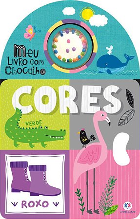 Meu Livro com Chocalho - Cores