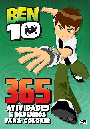 Livro: 365 Atividades e Desenhos p/ Colorir - Ben 10