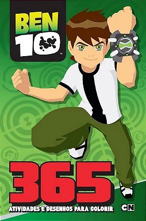Livro: 365 Atividades e Desenhos p/ Colorir - Ben 10