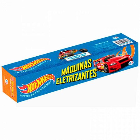 Livro Rolo - Hot Wheels - Máquinas Eletrizantes