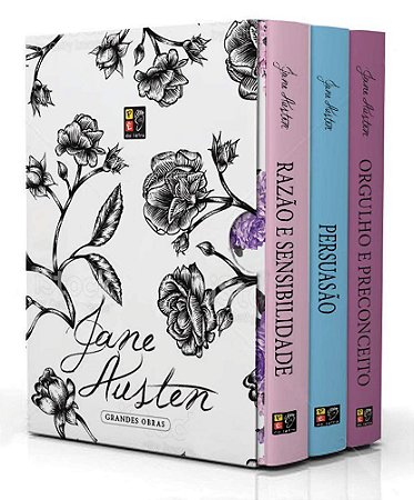 Box com 3 Livros - Jane Austen - Grandes Obras