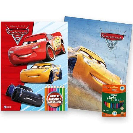 Kit Diversão - Disney Pixar - Carros 3